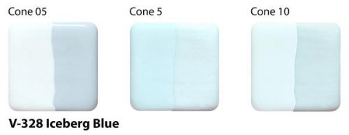 AMACO Velvet Underglaze V-328 - Iceberg Blue - 2 fluid oz.